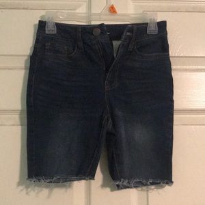 Denim cutoffs
